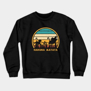 Hakuna Matata Vintage King Crewneck Sweatshirt